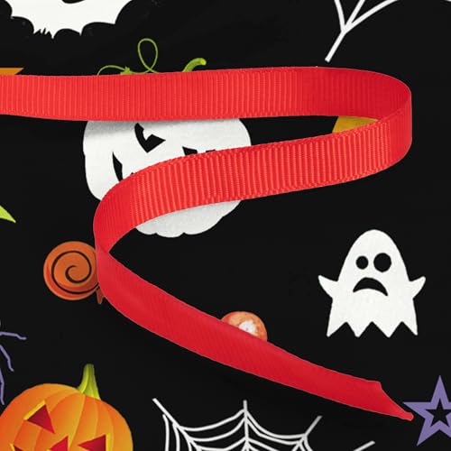 Halloween Ghost Pumpkin Skull Tree Skirt - 36 Inch Holiday Decor Mat
