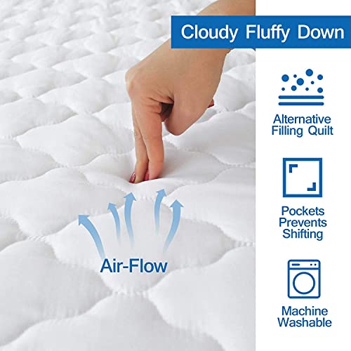 Waterproof Cot Mattress Pad Protector - 30" x 75" Deep Pocket