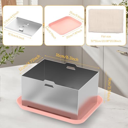 PHWRECZ Large Stainless Steel Tofu Press Kit - Adjustable & Detachable Food Grade Mold for Home Use