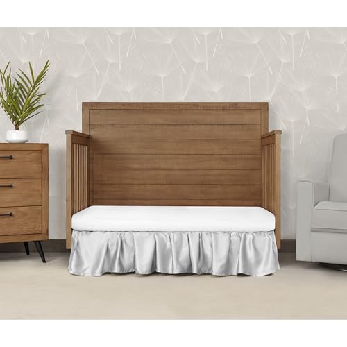 Dual-Sided 2-in-1 Baby Crib & Toddler Foam Mattress with Washable Cover
