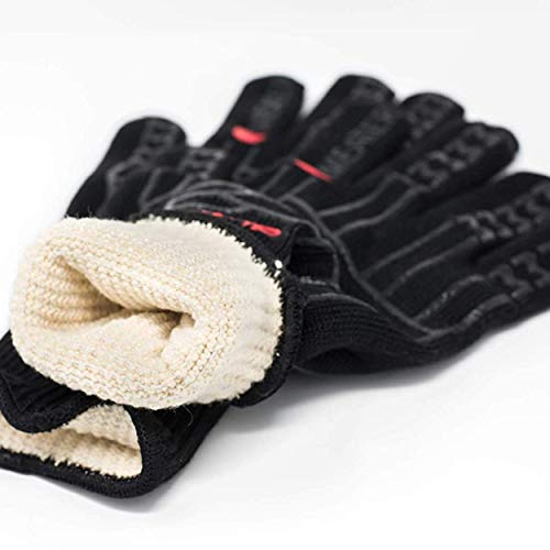 MEATER Cooking Gloves: for Grill, Smoker, Oven, and Baking | Non-Slip, High-Temperature Protection, Extra Long Cuffs | Great Gift