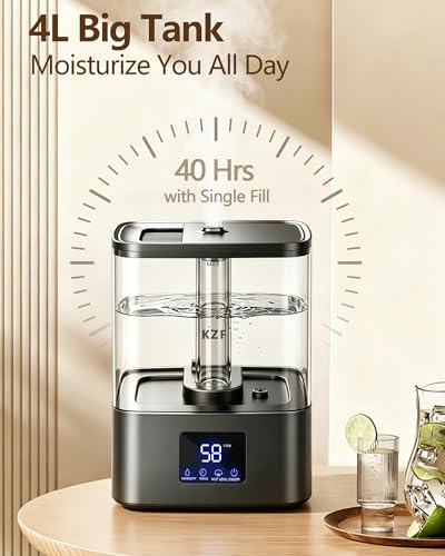 4L Top Fill Cool Mist Humidifier for Bedroom & Large Room