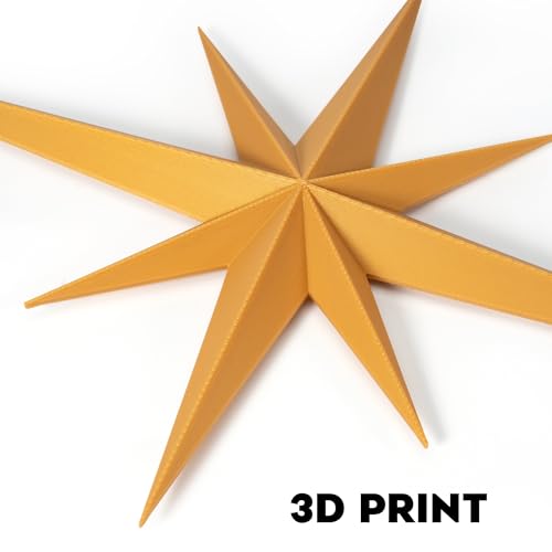 3D Starburst Wall Art Set - Mid-Century Modern Gold Celestial Decor (6 Pack)