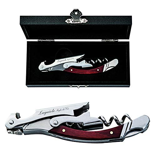 Laguiole Style de Vie Rosewood Corkscrew with Lever & Honey Bee Logo