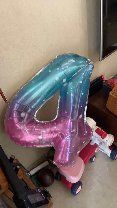 Starry Sky 40-Inch Number 9 Balloon - Giant 9th Birthday Party Decoration | Foil Party Supplies
