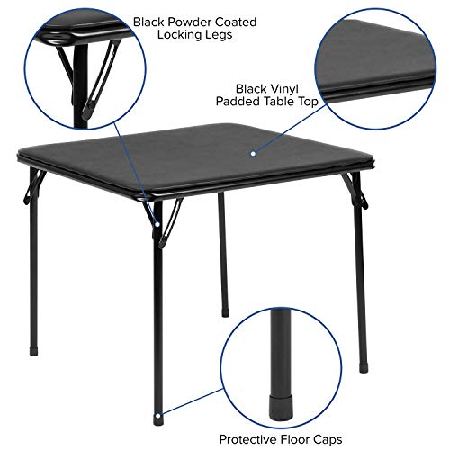 3-Piece Kids Folding Table and Chairs Set - Durable Activity Furniture