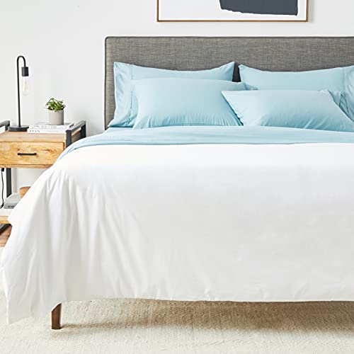 100% Cotton Hypoallergenic Duvet Cover Queen Size, 86x86