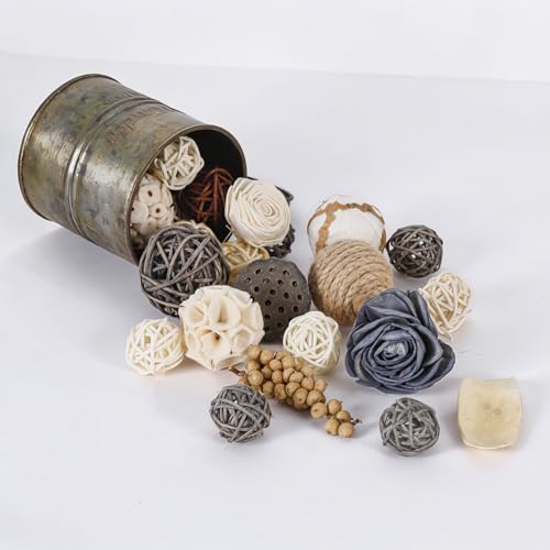 Natural Scented Potpourri Bowl Filler - 2 Boxes White Dried Flowers