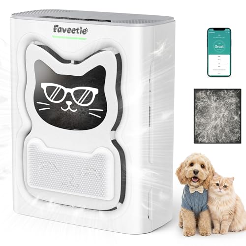 Pet Air Purifier for Large Rooms with H13 HEPA and Washable Pre-filter