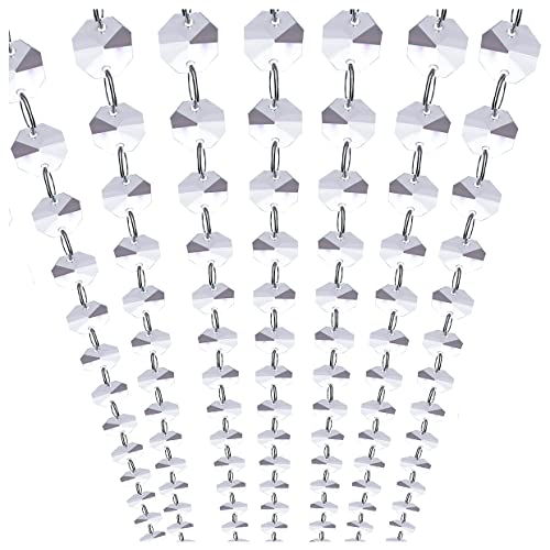 Clear Acrylic Crystal Garland Strands - 99FT Hanging Chandelier Bead Chain