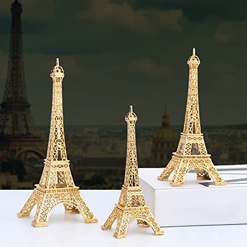 Eiffel Tower Statue 15cm Metal Paris Architecture Model Home Decor
