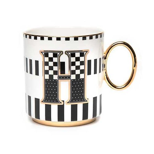 MACKENZIE-CHILDS My Mug, Decorative Ceramic Coffee Mug with Handle, H