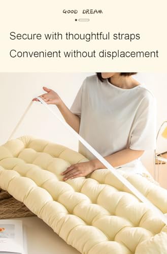 Rectangular Bolster Pillow for Bed Backrest Support - Soft Polyester Cushion