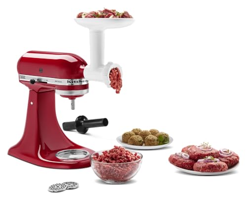 Food Grinder Attachment for Stand Mixers with Fine and Coarse Plates