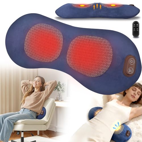 3-in-1 Wireless Lower Back Massager with Heat & Vibration