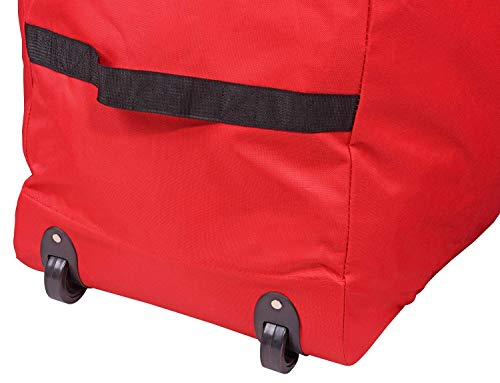 Primode Red Christmas Tree Storage Bag Fits up to 7.5 Ft Disassembled Holiday Tree