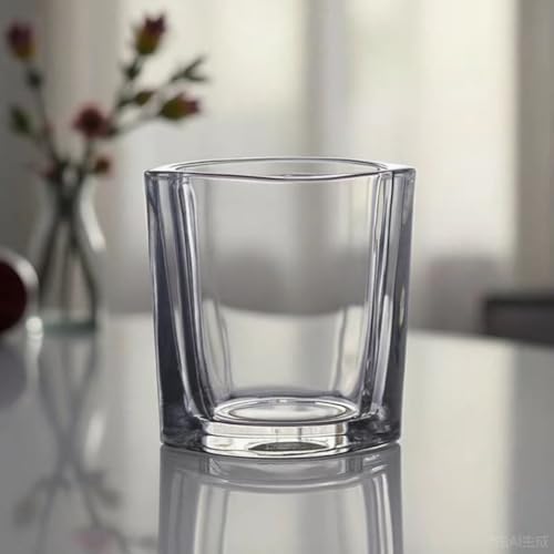 Hlukana 6 Pack Heavy Base Clear Shot Glasses Set 2.2 oz for Spirits & Liquors