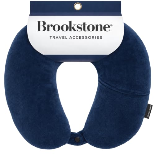 Microbead Travel Neck Pillow with Phone Pocket - Dual-Sided Comfort