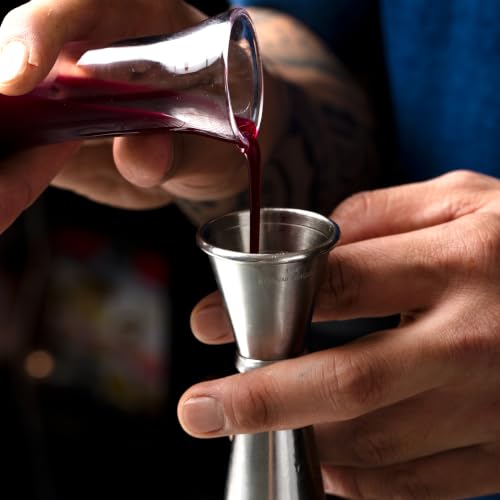 Cocktail Kingdom Japanese Style Jigger - 1oz/2oz Stainless Steel, Professional Bar Tool