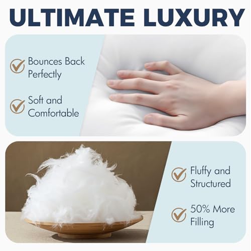 MIULEE 14x36 Synthetic Down Alternative Lumbar Pillow Insert Form