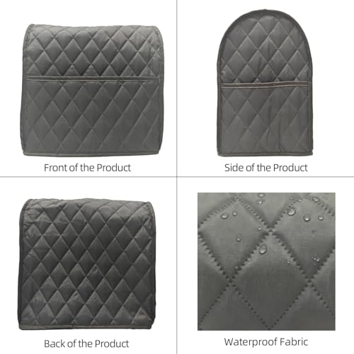 Stand Mixer Dust Cover, 5.5-7 Quart Quilted Kitchen Appliance Protector