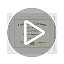 8.5x11 Certificate Frame with Double Mat & Gold Rim - 11x14 Diploma Frame