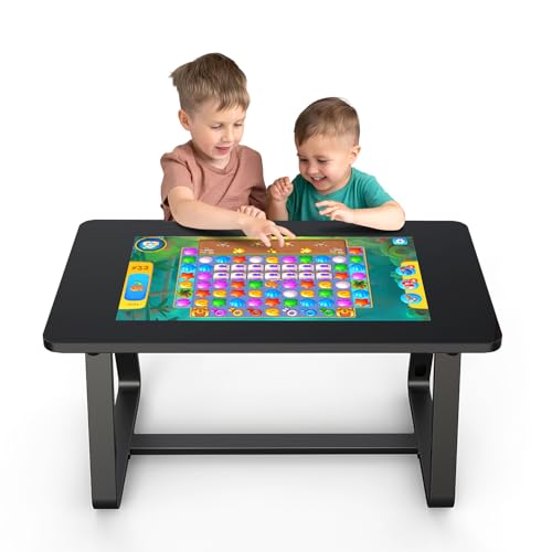 QIXZOCV 32 Inch Touchscreen Interactive Game Table - Detachable Android 13, 8+128GB