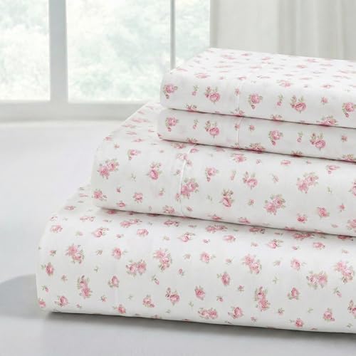 Modern Threads Silky Soft Microfiber Bed Sheet Set, Deep Pocket - Full, Ivory