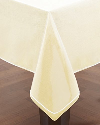 Clear Vinyl Table Cover Protector - Heavy Duty Waterproof Tablecloth, 54" x 72"