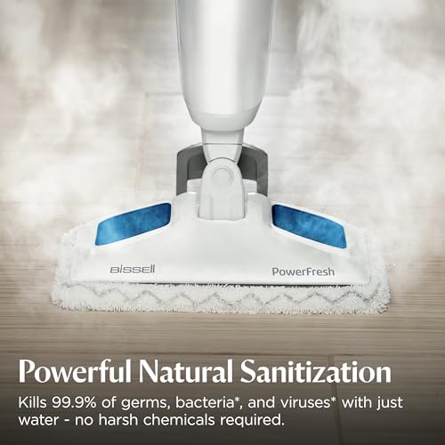 Bissell PowerFresh Steam Mop and Hard Floor Cleaner with Easy Scrubber