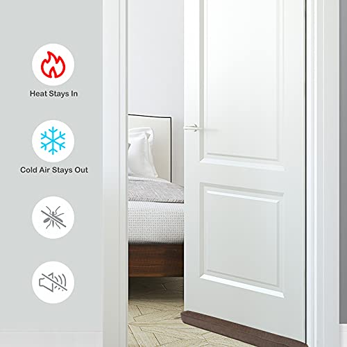 38" Heavy Duty Weighted Door Draft Stopper - Soundproof Noise Guard