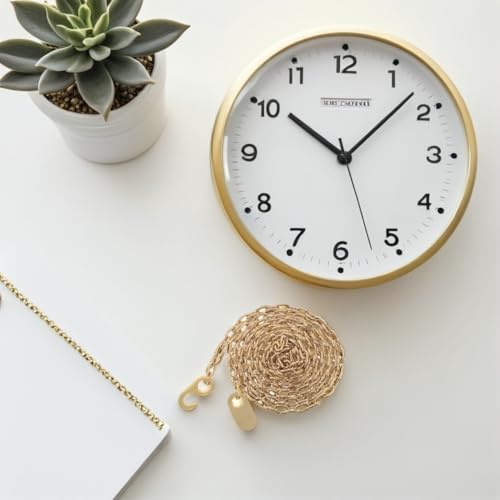 Heavy-Duty Metal Weight Chain for Grandfather Clocks, Steel Clock Accessory