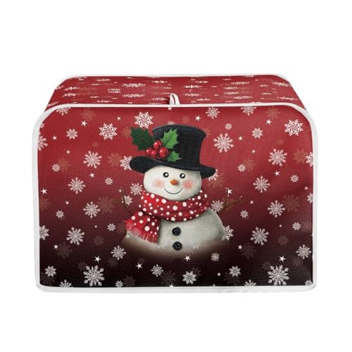 Christmas Snowflake 2 Slice Toaster Cover - Kitchen Dustproof Appliance Protector