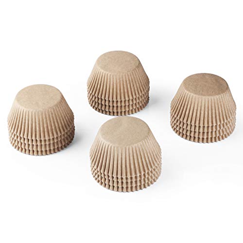 Standard Paper Cupcake Liners - 500 Count Greaseproof Muffin Baking Cups