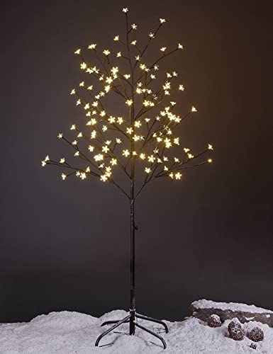 Lightshare 5ft Cherry Blossom LED Tree – Warm White, Indoor/Outdoor Decor