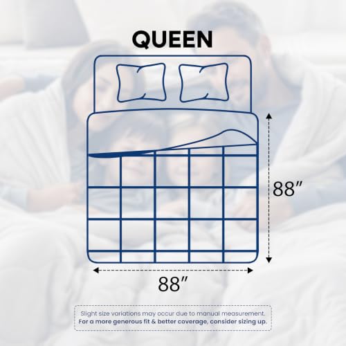Utopia Bedding Queen Duvet Insert - White All Season Down Alternative Comforter