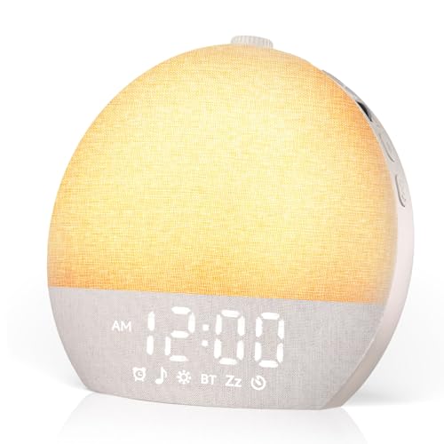 Sunrise Alarm Clock White Noise Machine with Bluetooth Speaker - Khaki