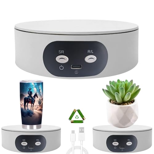 Motorized 360-Degree Rotating Display Stand for Product Photography