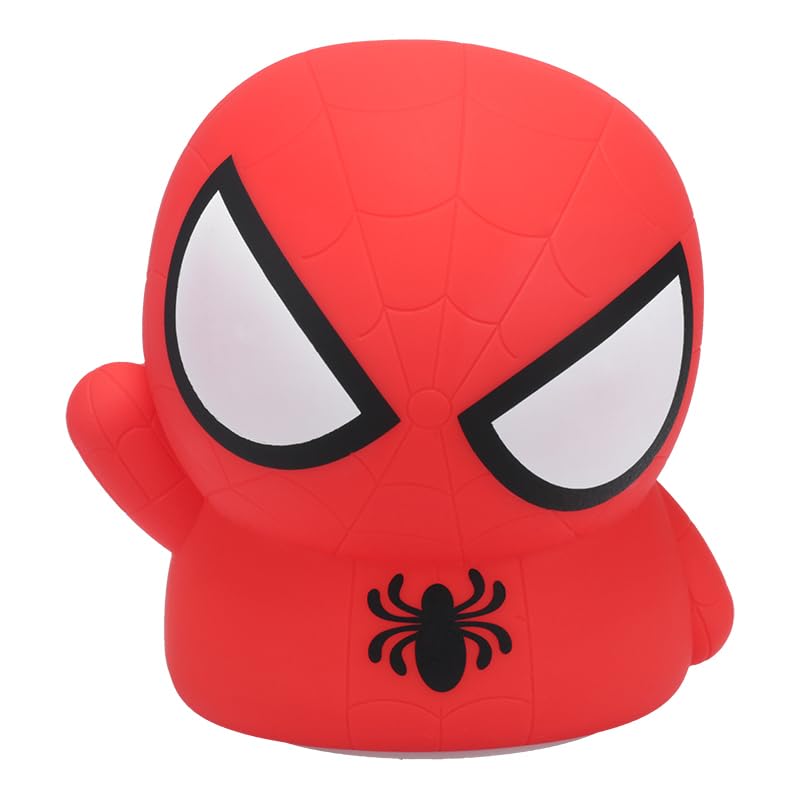 Silicone Superhero Squishy Desk Lamp with Auto-Off Timer & Rechargeable