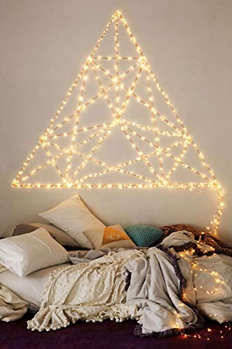 66 ft 200 LED Warm White Fairy String Lights with Remote & USB Power