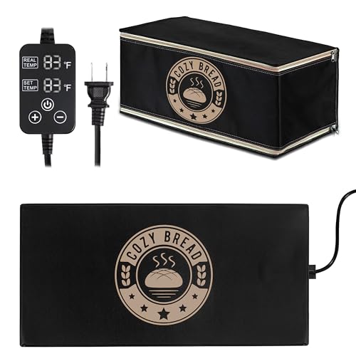 Sourdough Bread Proofing Kit with Thermostat Controlled Heating Mat