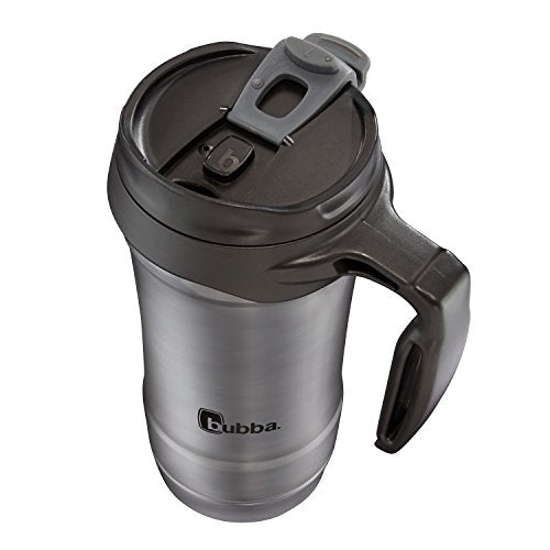 Bubba HERO 18 oz Vacuum-Insulated Stainless Steel Travel Mug with Handle, Gunmetal
