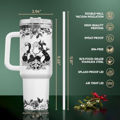 34HD Witch 40 oz Tumbler with Handle – Wichewhite Variation, Halloween Witch Cup