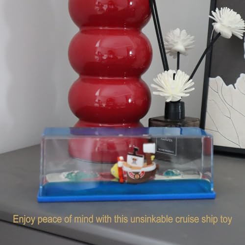 Unsinkable Cruise Ship Fluid Drift Bottle Model Home Decoration