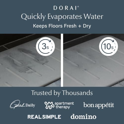 Diatomaceous Earth Stone Bath Mat - Non-Slip Quick-Dry Shower Mat