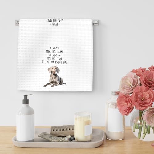 Weimaraner Variation Kitchen Towel 16x24 | OINDADE Weimaraner Gifts for Dog Lovers