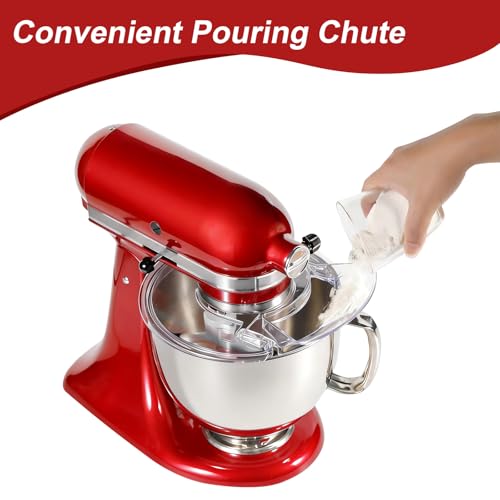 Tilt-Head Stand Mixer Pouring Shield - 4.5-5 Quart Splash Guard Cover
