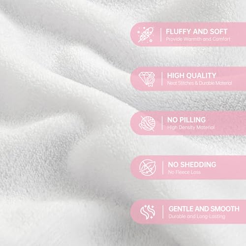 Christian Throw Blanket with Bible Verses, Religious Gift for Women & Girls