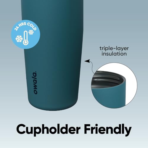 Insulated Stainless Steel Water Bottle 30 oz Denim