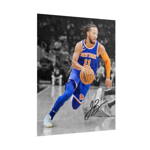 Jalen Brunson Autographed Wall Art Print - 8x10in High-Quality Memorabilia